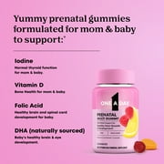 One A Day Prenatal Gummy Vitamins with Folic Acid, DHA, 60 Count