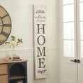 thumbnail image 2 of DecMode Beige Wood Home Sign Wall Decor, 2 of 8