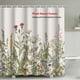 thumbnail image 4 of Cortina de ducha con gancho, cortinas de baño de acuarela, tela de poliéster a prueba de moho, pantalla de bañera, decoración de baño para Juegos de accesorios de baño flores y plantas 120*180 Cateissary HA071403-09, 4 of 6
