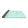 thumbnail image 2 of Ahgly Company Indoor Rectangle Abstract Turquoise Blue Modern Area Rugs, 5' x 8', 2 of 4