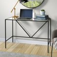 thumbnail image 3 of Henn&Hart Draper Writing Desk Home Office, 44'', Blackened Bronze, 3 of 3