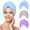 Blue,grey,purple, variant on INCTUO 3 Packs Microfiber Hair Towel, Hair Turbans for Wet Hair, Drying Hair Wrap Towels for Curly Hair Women Anti Frizz (Plum,Navy,Aqua Green)