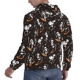 thumbnail image 6 of Balery Jumping Skull Pattern Mens Hoodie Kangaroo Pocket Hoodie Pullover Hooded Sweatshirt Ideal for Daily Wear Travel and Home-3X-Large, 6 of 7