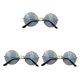 thumbnail image 2 of Qarigey Sun Eyewear Vintage Pragmatic Portable Diseño especial Gafas de sol Marco de metal Estilo novedoso de moda para mujeres Golden, Blue Type1 NO1, 2 of 6