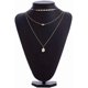 thumbnail image 2 of Bohemia Layered Choker Necklace Gold Disc Choker Dove Necklace Gemstone Necklace Pigeon Gem Charm Pendant Necklace Peace Jewelry for Women and Girls, 2 of 4