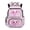 Pink Axolotl Galaxy Print, variant on Chririnla Vivid Flame Print Breathable Backpack with Padded Straps Multiple Compartments School Bags, Multi-Pockets 17 Inch School Backpack for Elementary School Camping