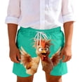 thumbnail image 2 of Pantalones cortos de playa para niños y niñas, de color liso, con estampado bonito, transpirables y con bolsillos, para verano, 2 of 9
