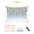 thumbnail image 6 of Sun Shade Sail 12x16Ft Flowers White Daisy Pattern Uv Block Sunshade Canopy Outdoor Shade Cover Rectangle Shade Cloth For Patio Garden Yard Deck Pergola, 6 of 6