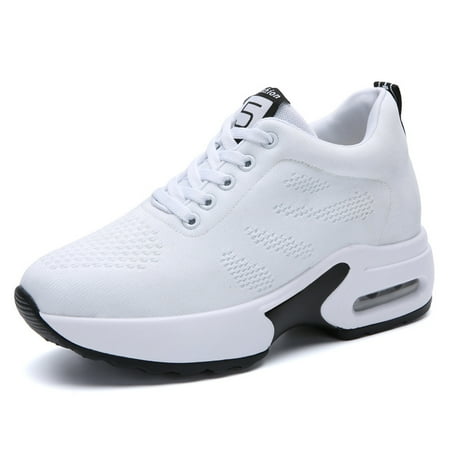 

Lightweight Mesh Low Top Sports Casual Shoes Fashion Knitting Anti-slip Hidden Heel Sneakers Women‘s Footwear