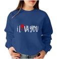 thumbnail image 2 of guisaled Matching Sweatshirts for Couples I Love My Girlfriend Boyfriend Funny Crewneck Sweatshirt Valentines Day s for Husband Wife, 2 of 5