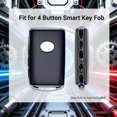 thumbnail image 2 of Key Fob Cover Compatible with Mazda 3 Hatchback CX4 CX5 CX8 CX9 CX-30 Keychain Case Holder Protector,Silver, 2 of 5