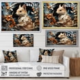 thumbnail image 4 of Designart "Three-Dimensional Squirrel Minimalism" Animals Squirrel Floater Framed Wall Art Prints, 4 of 5