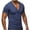 Dark Blue, variant on Summer Tops for Men Deep V Neck Short Sleeve Loose Comfy Stretchy Tee Shirts Casual Daily Wear Tshirts