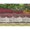 thumbnail image 5 of Expert Gardener 4 Pieces White Plastic Garden Fence, Picket Fence Edgings for Lawn, Flowerbeds, Plant Borders - Decorative Yard, 5 of 5