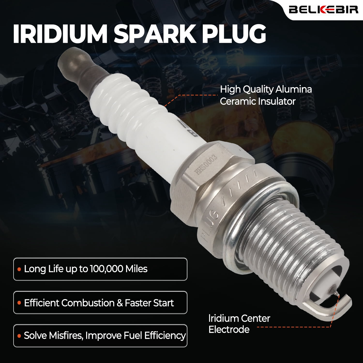 Set of 4 Ignition Coil Packs & Iridium Spark Plugs Compatible with 2.0L 2.4L 2001-2012 Toyota Camry Corolla Rav4 Highlander Solara Matrix, Lexus HS250h, Scion tC xB, Pontiac Vibe Replace UF333 & 7092
