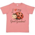 thumbnail image 3 of Inktastic I Love My Great Grandma Ladybug Boys or Girls Toddler T-Shirt, 3 of 5