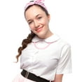 thumbnail image 4 of White Short Sleeve Button Up Peter Pan Collar Blouse - Adult Plus Size XXL, 4 of 5