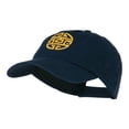 thumbnail image 2 of Circular Oriental Design Embroidery Cap - Navy OSFM, 2 of 5
