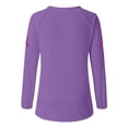 thumbnail image 6 of IMENGL Women Long Sleeve Shirt Loose Breast Cancer Awareness Printed Ribbon Tshirt Casual Basic Long Sleeve Tops for Womens,M-XXXL, 6 of 6