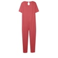 thumbnail image 7 of Women's Jumpsuit Soft Fabric Casual Loose Short Sleeve Spring Summer Autumn Daily Wear, 7 of 7