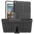 thumbnail image 1 of Tire Texture TPU + PC Shockproof Case with Holder For Kindle Fire HD 10 2019, 1 of 4