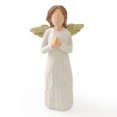 thumbnail image 1 of Figura CUNTAUK de ángel rezando, 12,5 cm, de resina pintada a mano, 1 of 7
