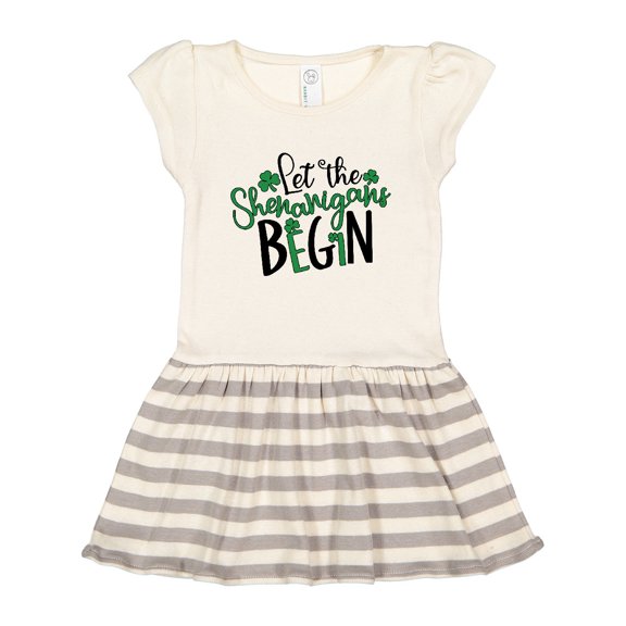 Inktastic St. Patrick's Day Let the Shenanigans Begin Gift Toddler Girl Dress