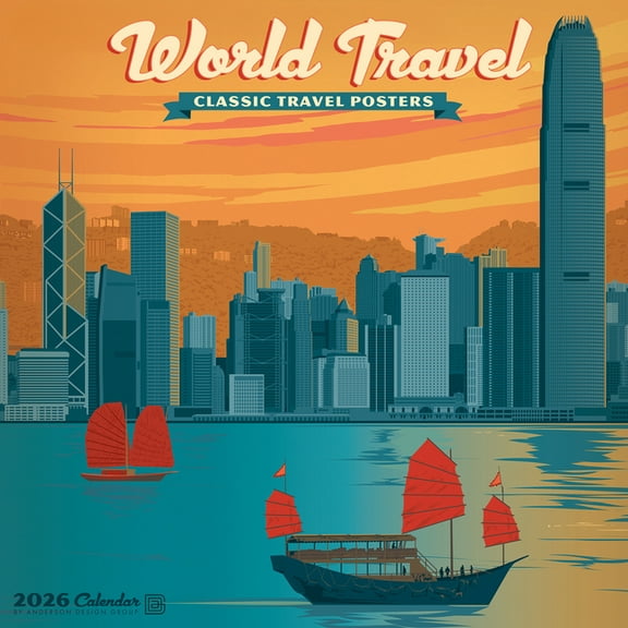 World Travel (Adg) 2026 Wall Calendar, (Paperback)