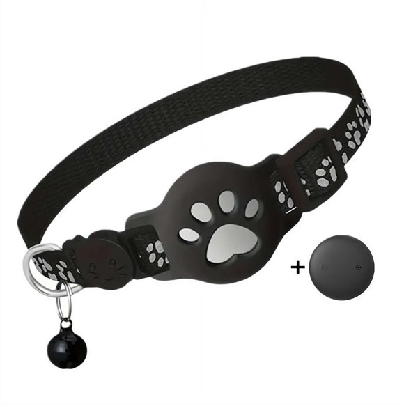 Collares para Mascotas con Localizador, collares de Seguimiento GPS en Tiempo Real para Gatos y Perros, Collar Ajustable con Localizador, Conoce a Qué Gato Es