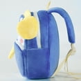 thumbnail image 3 of QEFJNO 10" Toddler Backpack Kids Blue Penguin Soft Plush Bag Mini Travel Bag for Girl Boy 2-5Y, 3 of 8