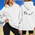 thumbnail image 2 of IWRICH Cute Sea Turtle Hoodies for Women Oversized Ocean Hoodie Graphic Sweatshirts Casual Pullover Tops White XL, 2 of 4