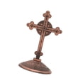 thumbnail image 3 of veasfak Debout Croix Figurine Collection Sculpture Religieuse pour Étagère Bureau Rouge, 3 of 9