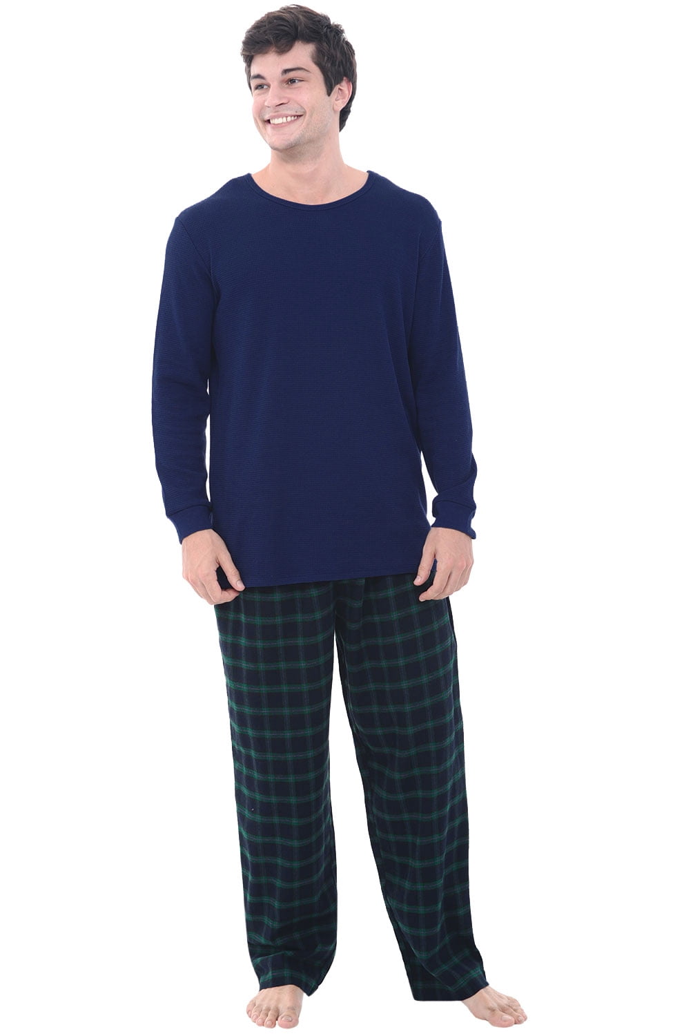 Tom Franks Boys Striped T-Shirt Top & Contrast Long Bottoms Pyjamas/Lounge Set 