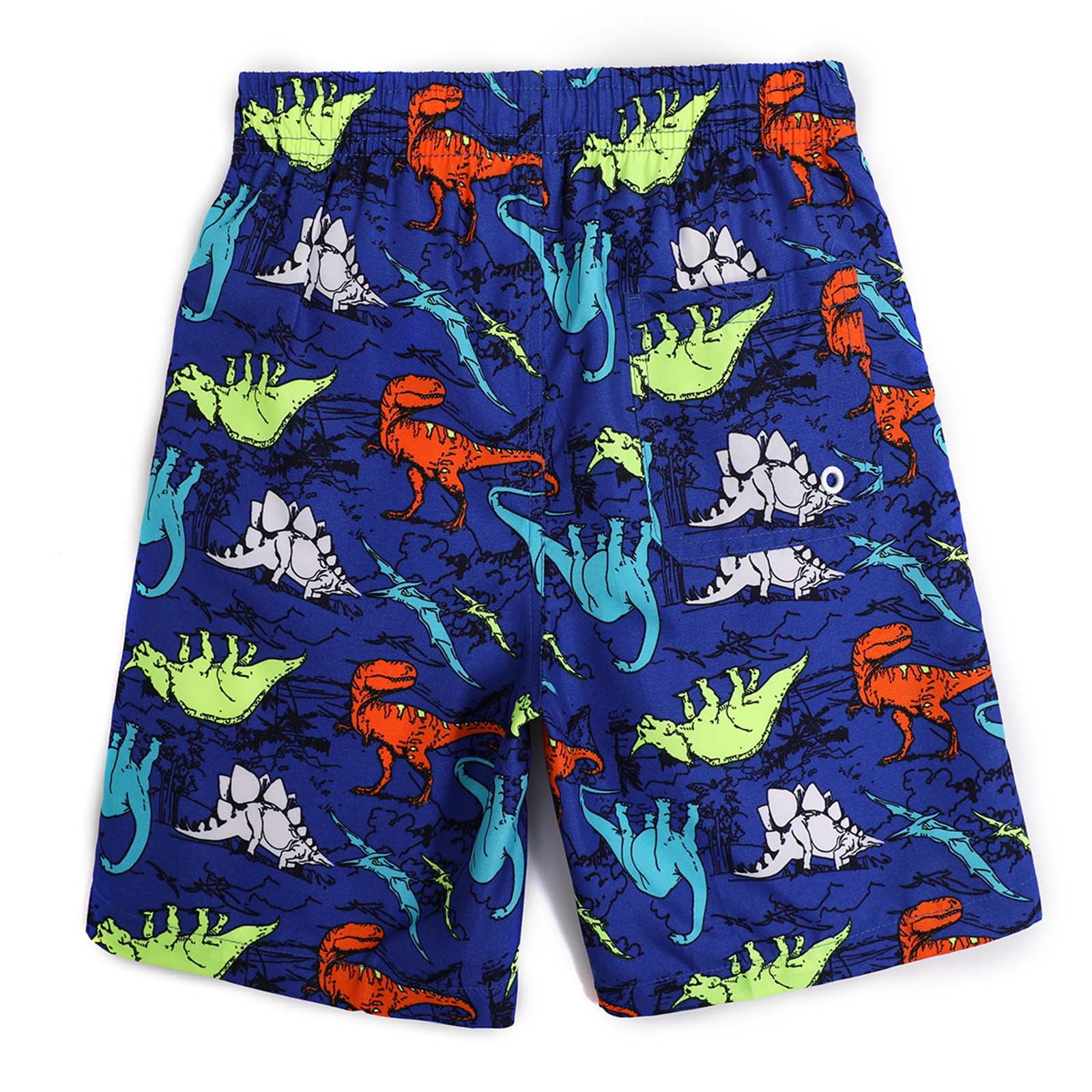 Gubotare Toddler Short Swim Trunks Boys' Swim Trunk Shorts, Lightweight & Water Repelling, Quick Dry Material Size 5-6T (Blue,5-6 Years)