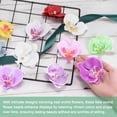thumbnail image 4 of 20-Pack Artificial Orchid Flower Heads, Silk Faux Butterfly Flowers Head for Decor [2.76", Red], 4 of 7