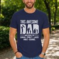 thumbnail image 4 of Jollimate Custom Name T-Shirt, This Awesome Dad Shirt, Funny Dad Tee, Gift For Dad, New Dad Gift, 4 of 6