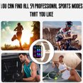 thumbnail image 2 of Reloj inteligente unisex con función de teléfono, asistente de voz, alerta de mensajes, reloj de fitness, monitor de pulso de sueño, reloj deportivo, 2 of 5