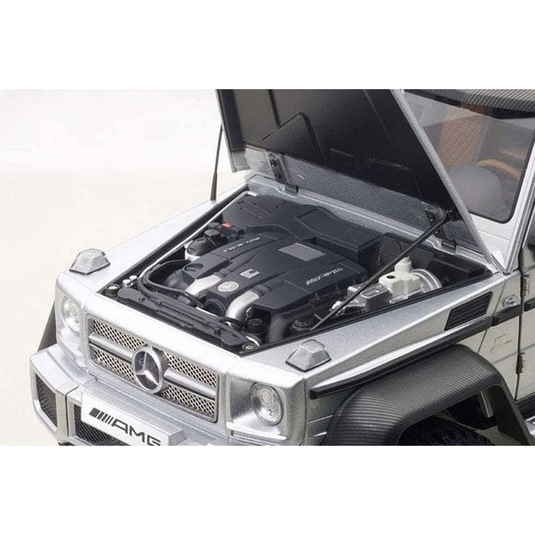 Mercedes G63 AMG 6X6 Silver 1/18 Model Car by Autoart - Walmart.com