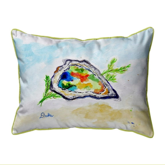 Betsy Drake HJ1011 16 x 20 in. Colorful Oyster Large Indoor & Outdoor Pillow