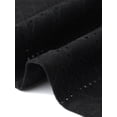 thumbnail image 5 of FAB CURVES Women's Plus Size Cami Eyelet Hollow Jersey V Neck Sleeveless Spaghetti Straps Summer Casual Camisole Tops 4X Black, 5 of 6