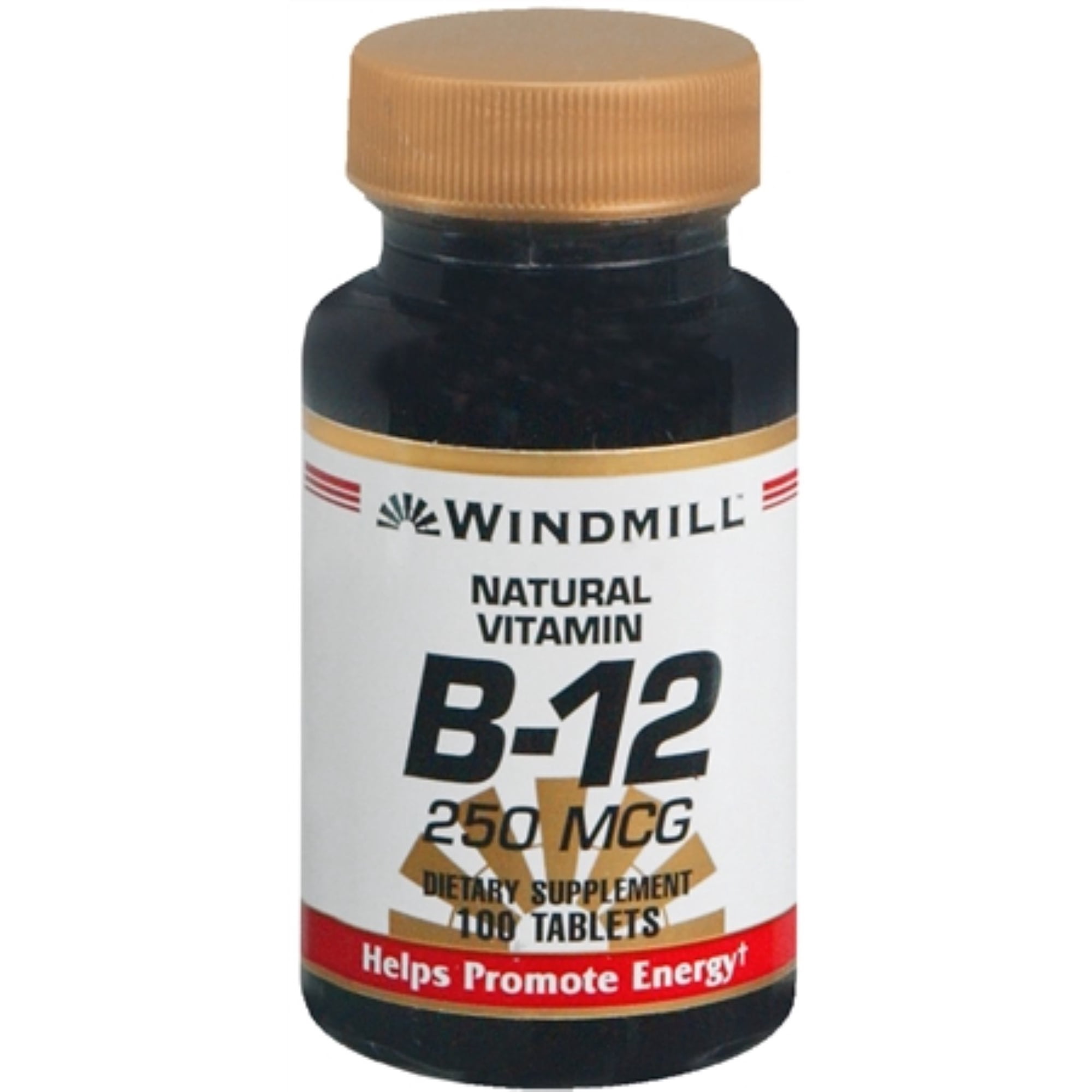 6 Pack - Windmill Vitamin B-12 250 mcg Tablets 100 Tablets