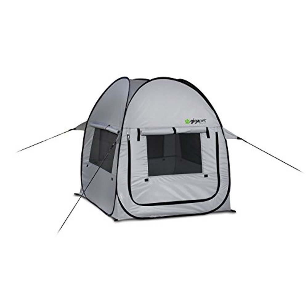 GigaTent Pet PopUp Tent with Fitted Foam Pad (Medium)