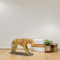 thumbnail image 4 of FRCOLOR Fake Leopard Sculpture Realistic Resin Leopard Statue Decorative Animal Figurine for Office Desk Home Bookshelf Animal Decorations, 4 of 8