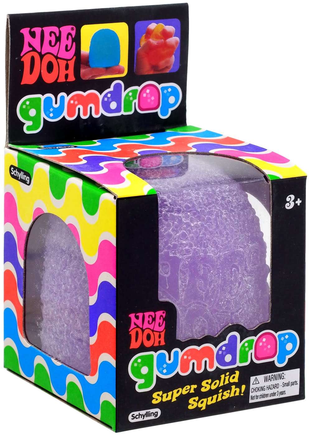 NeeDoh Gumdrop PURPLE Stress Ball - Walmart.com