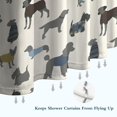 thumbnail image 6 of Cute Animal Dogs Shower Curtain 36"x72" ,Bathroom Decorative Shower Curtains Set with 12 Hooks,Modern Waterproof Washable Shower Curtain, 6 of 6