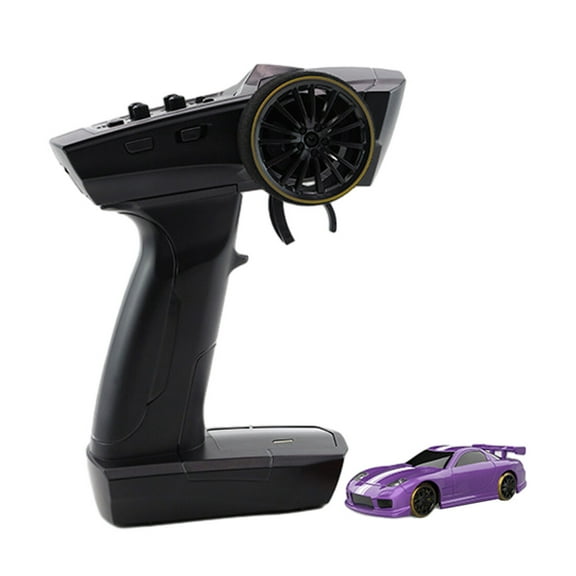 Turbo Racing 1:76 Mini Full-Scale RC Drift Car, Electric Remote Control Car with P31 Controller, DIY Shells, Type-C Charging & 40min Runtime – Desktop Toy for Adults