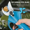 thumbnail image 4 of Electric Pruning Shears 1.4 inch Cutting Diameter Portable Cordless Garden Shears Scissor Tree Trimmer Branch Cutter for Gardening, 4 of 8