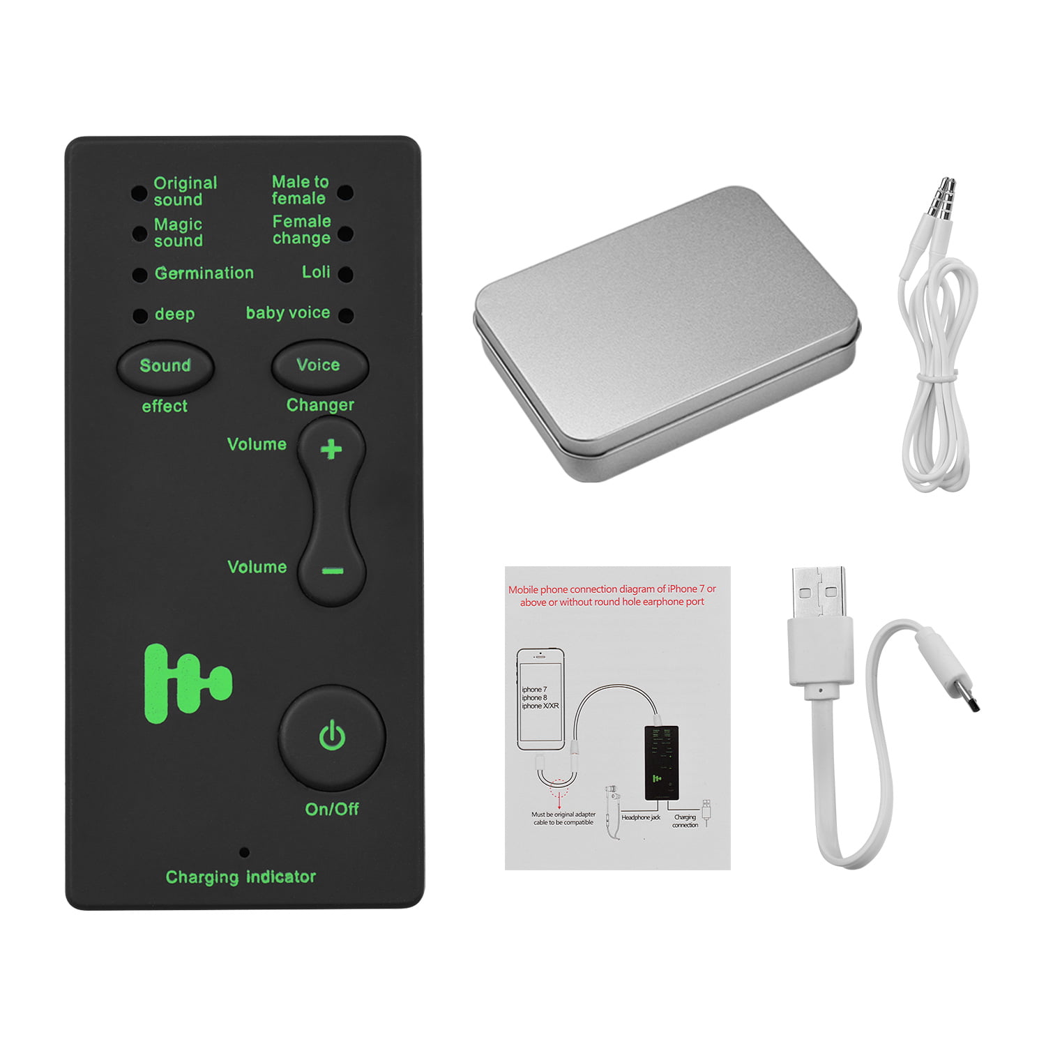 The Best Portable Digital Wireless Voice Changer Synthesizer Machine Device Kit 