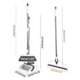 thumbnail image 3 of Broom and Dustpan Set Sweeping Dustpan Set Household Cleaning Tool Combination Non Stick Hair Sweeping Dustpan Carrying Dustpan Bucket Broom and Dustpan, 3 of 9