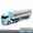 With Box1, variant on 1:64 Scale Container Semi Trailer Alloy Diecast Truck Model Toys, Simulated Freight Hauler Mini Vehicle Replica, Collectible Desktop Display Ornament Gift for Truck Hobby Collectors